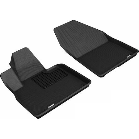 3D Maxpider Kagu First Row Floor Mats for 2019 Hyundai Santa FE & Santa FE XL - Tan L1HY09311509